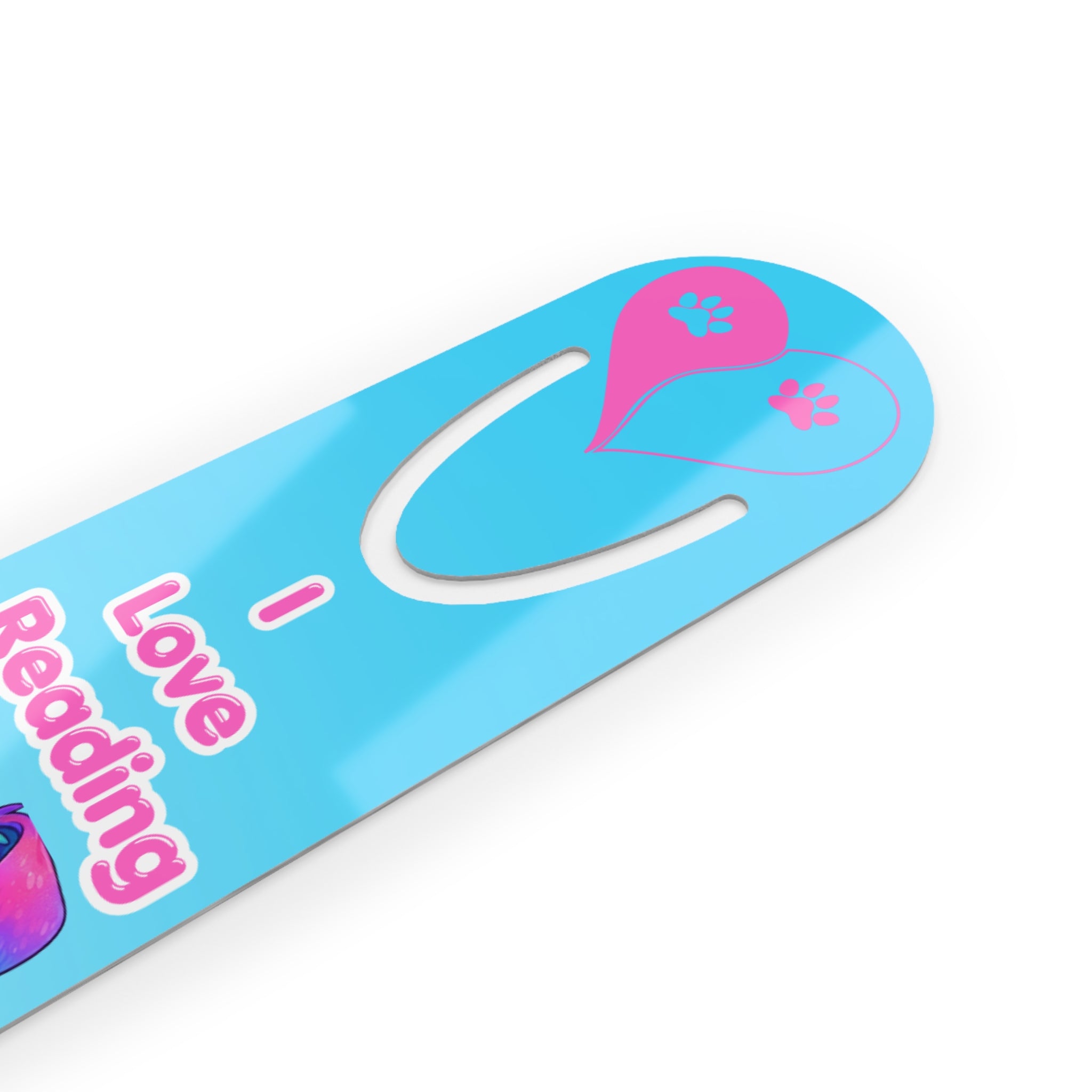 📚 I Love Reading Bookmark – Rainbow Candy Edition
