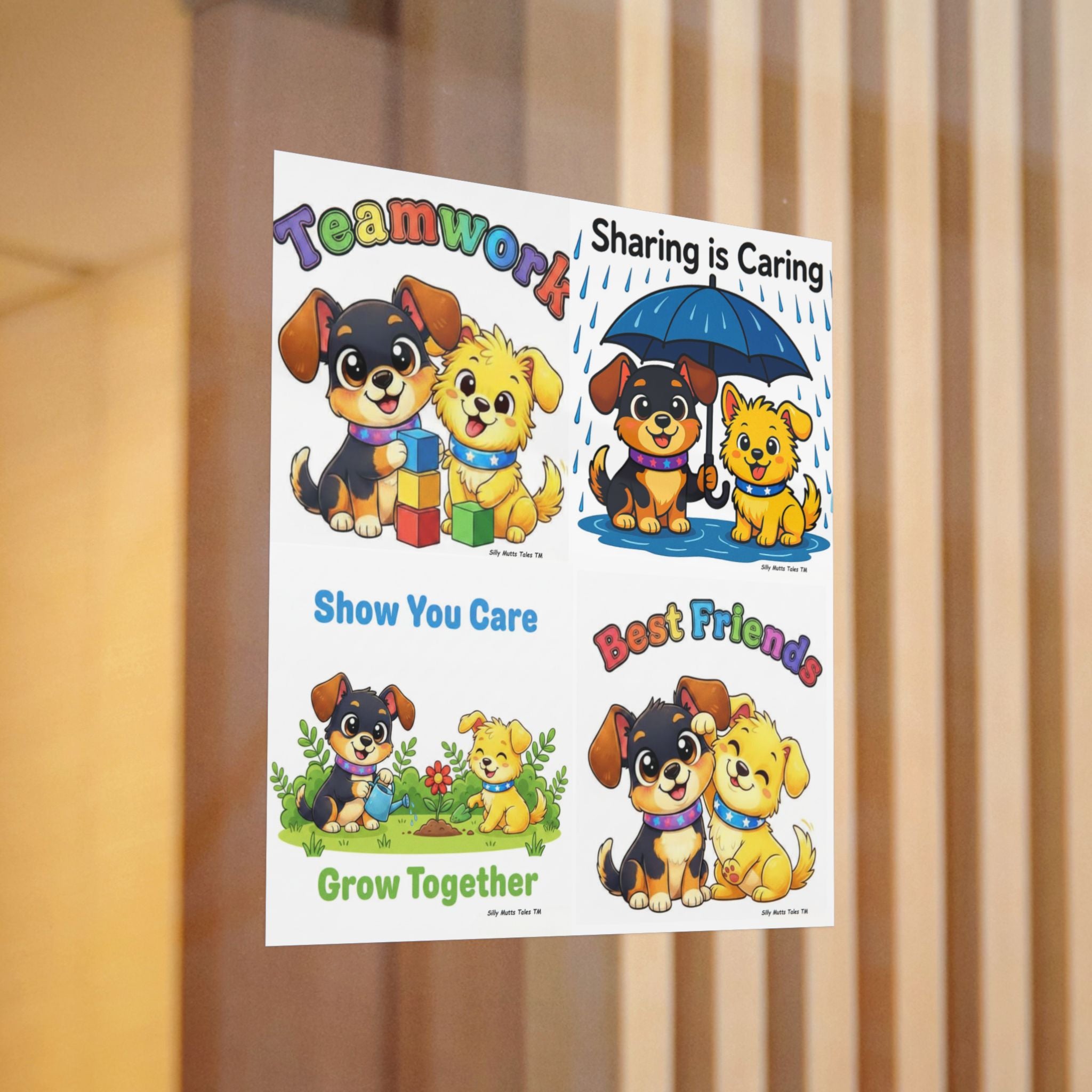 Silly Mutts Tales™ Kindness & Friendship Sticker Sheet