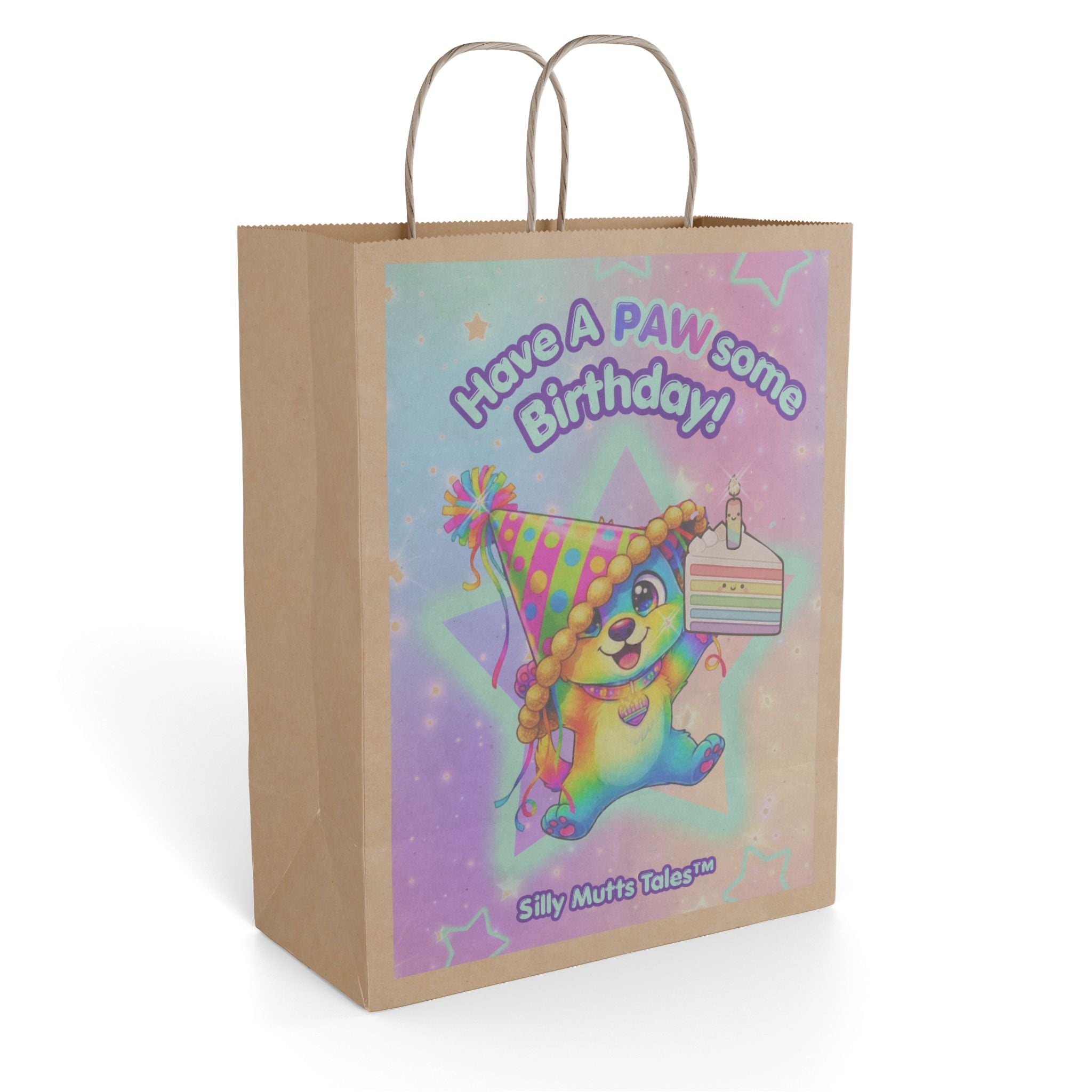 Have a PAWsome Birthday Gift Bag | Rainbow Candy | Silly Mutts Tales™