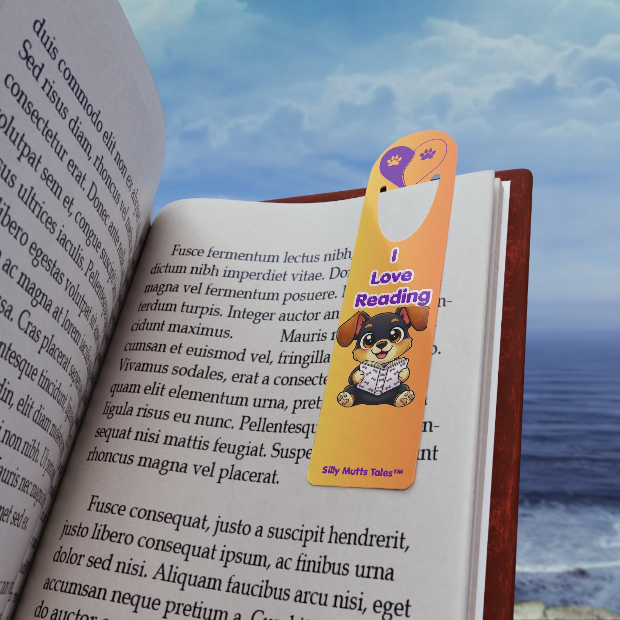 📚 I Love Reading Bookmark – Candy Edition
