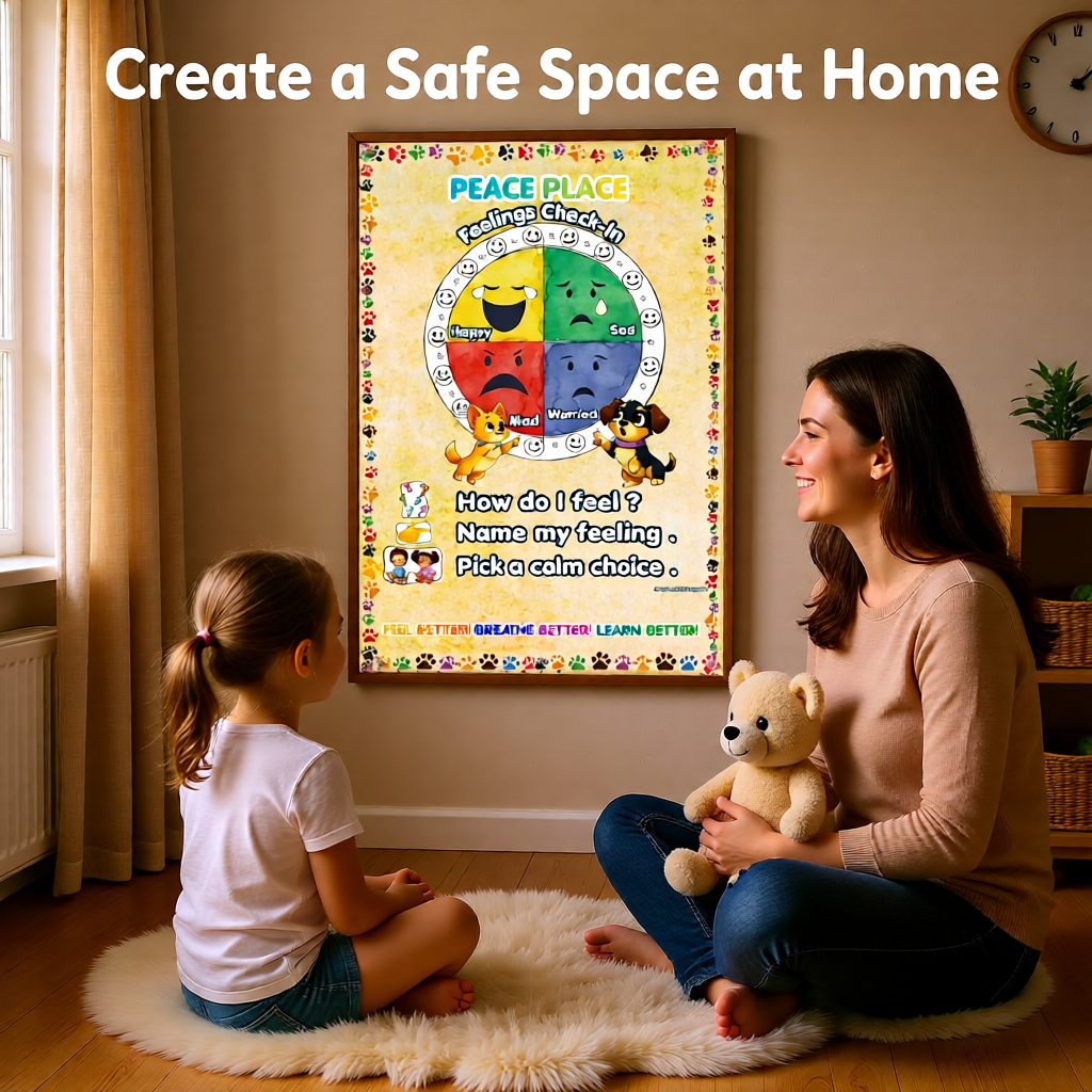 Peace Place™ Feelings Check-In Poster
