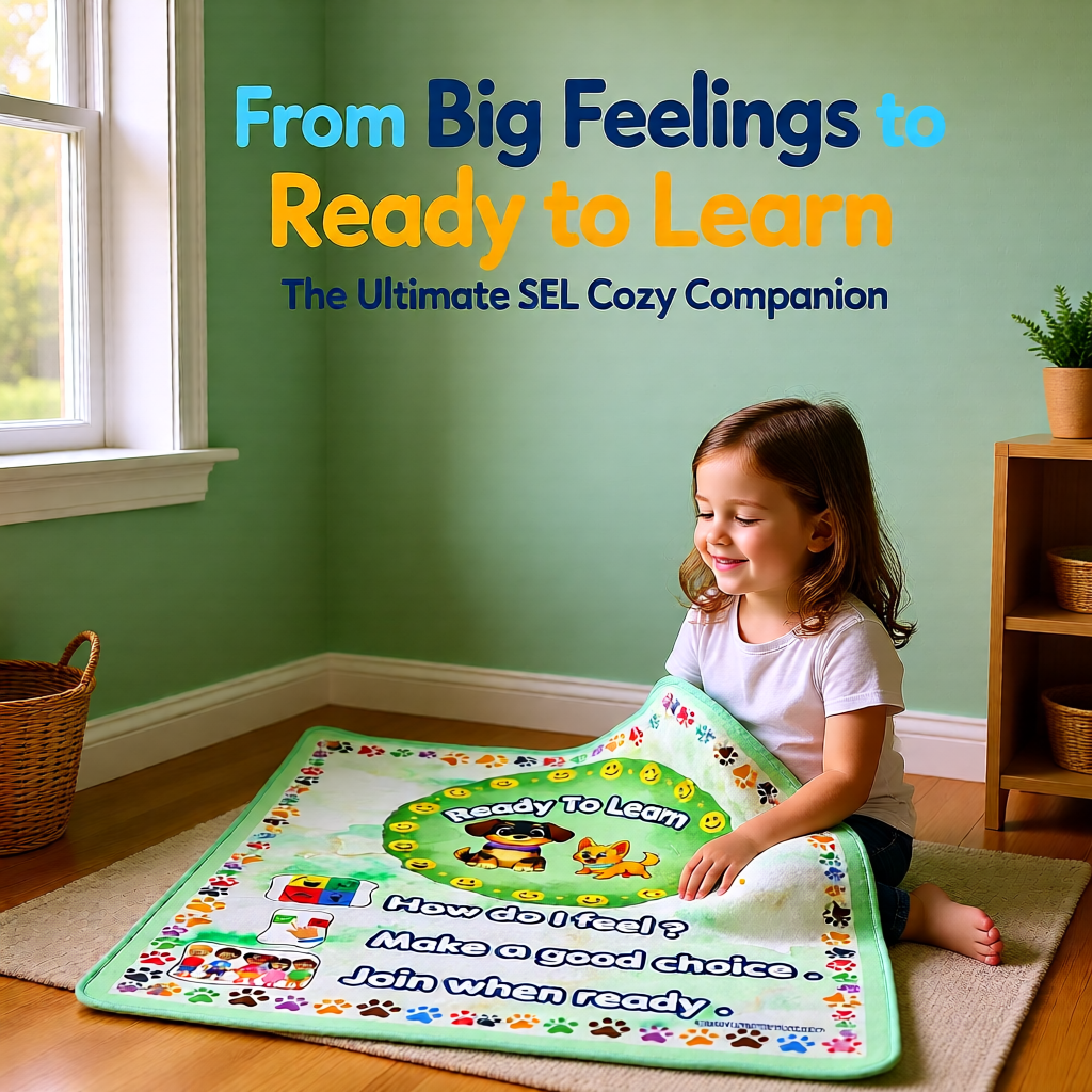 Silly Mutts Tales™ Peace Place Ready to Learn Blanket