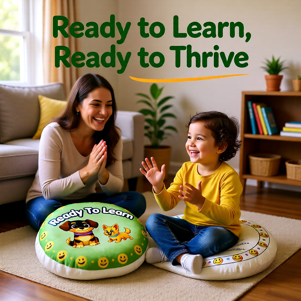 Ready to Learn™ Round Floor Pillow A Positive Return-to-Learning Tool for Calm Corners
