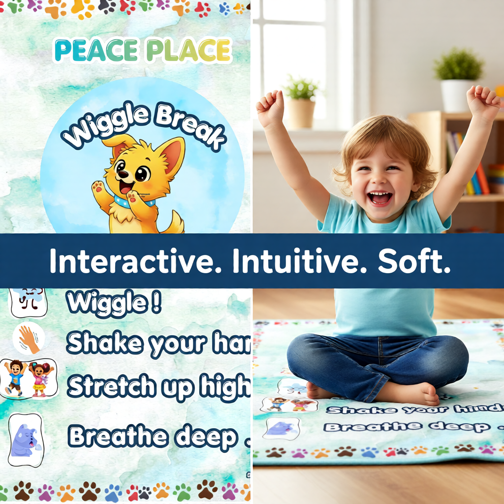 Silly Mutts Tales™ Peace Place Wiggle Break Blanket