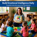 Feelings Check-In™ Round Floor Pillow More Than a Pillow—A Simple Self-Regulation Tool for Kids